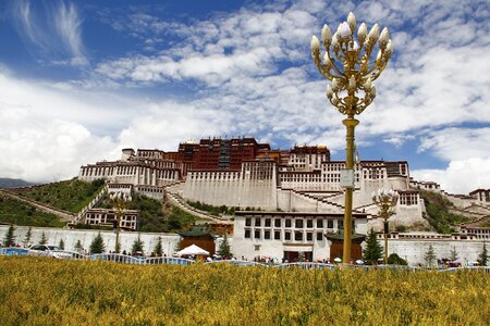 Lhasa tibet the potala palace photo