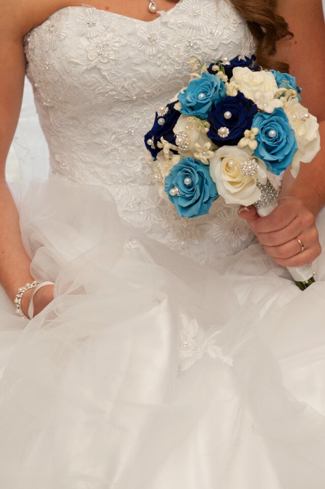 Bouquet flowers bride