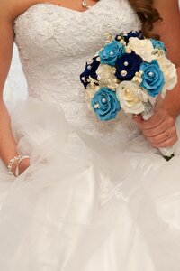 Bouquet flowers bride