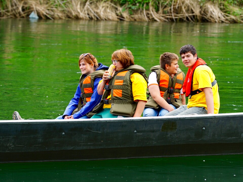 Young people joy fun