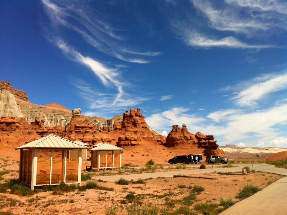 Campground desert rugged