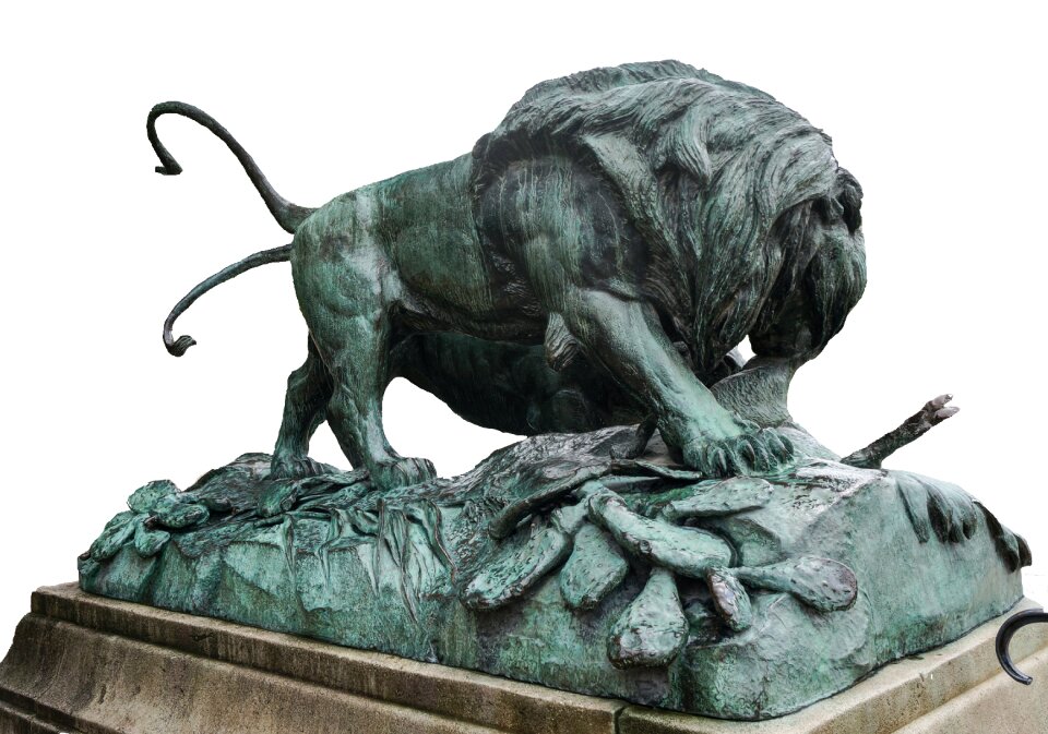 Sculpture lion animal