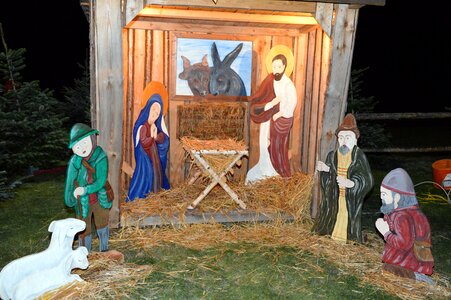 Crib christmas advent
