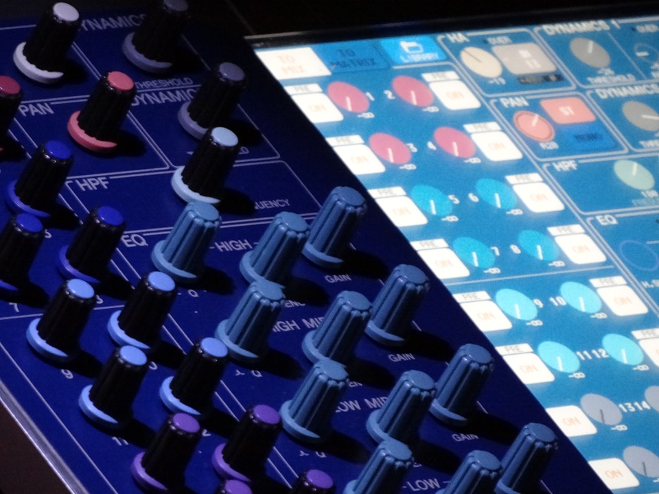 Audio equipment slider electronics