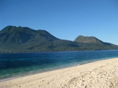Islands white sand beach