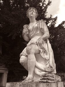 Baroque stone sculpture figure photo