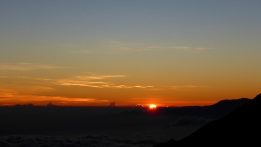 Landscape sunset nature
