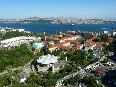 Bosphorus ship tourists photo
