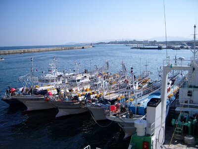 Fishing boats ship jumunjin photo