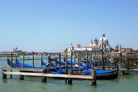 Venice gondola lagoon photo