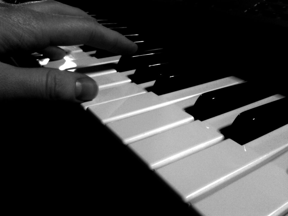 Keyboard keys music