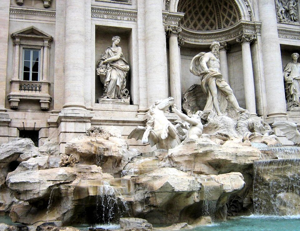 Fontana di trevi stone travel