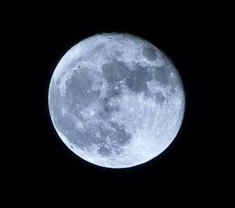 Month night sky