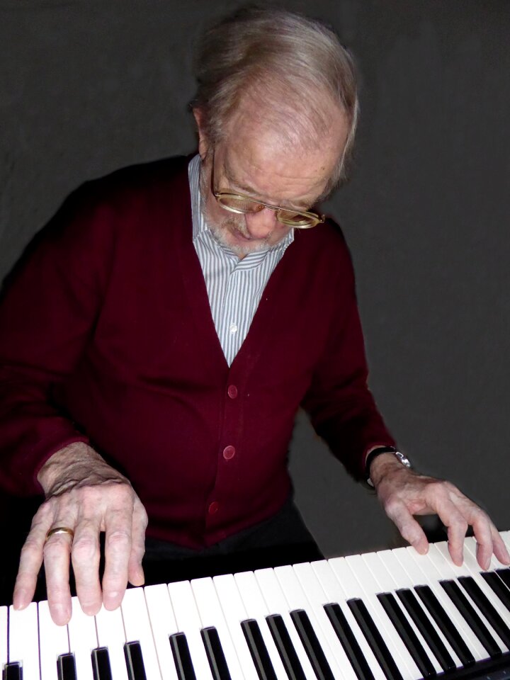 Musical instrument piano keys sound