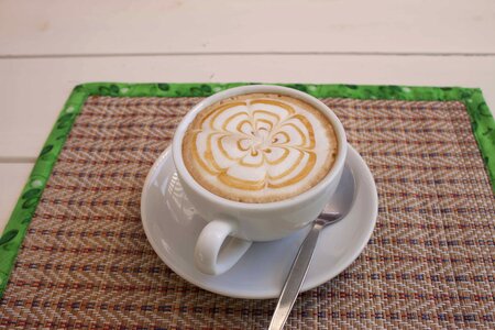 Cafe beverage break photo