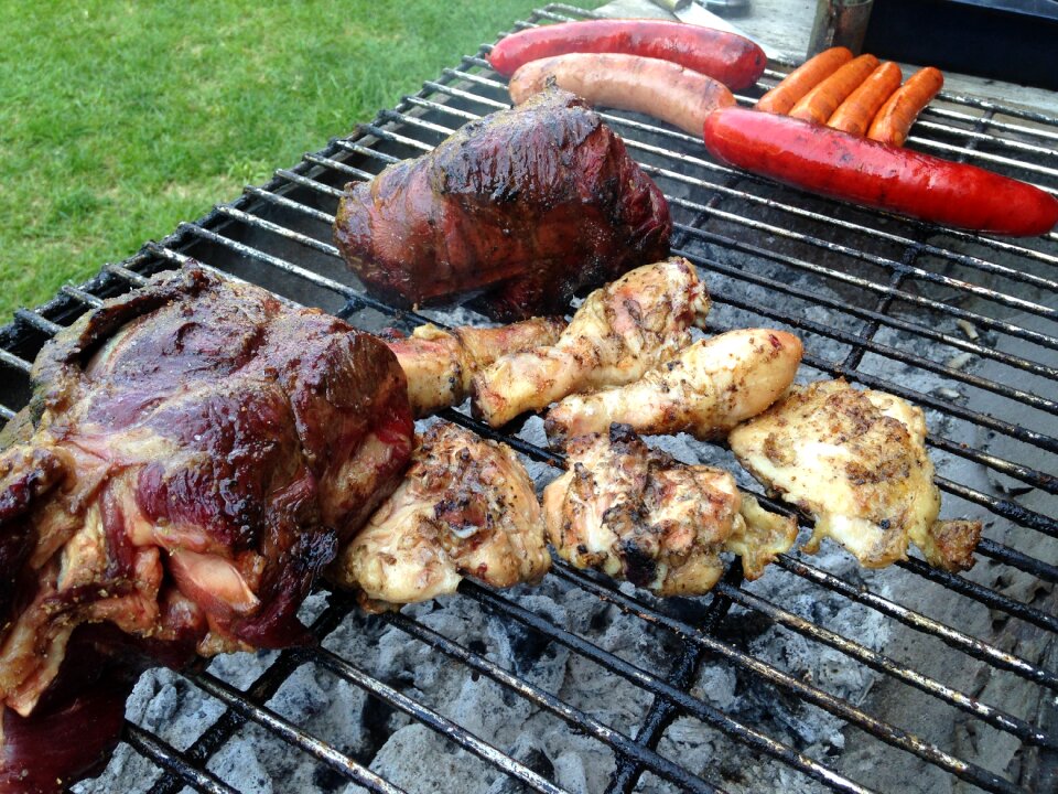 Sausage chicken barbecue