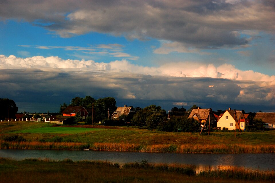 House landscape nature photo