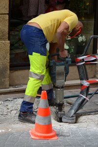 Drill roadworks job