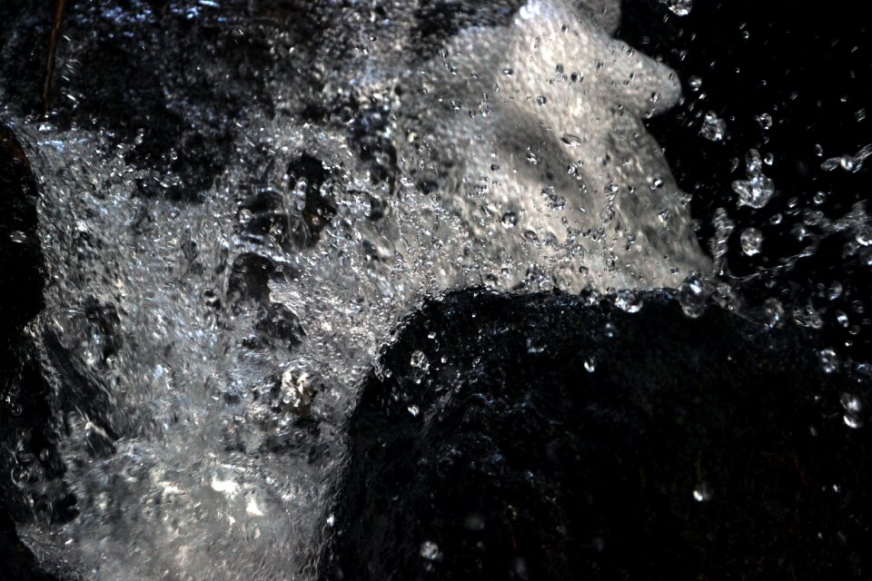 Waterfall drops sketch