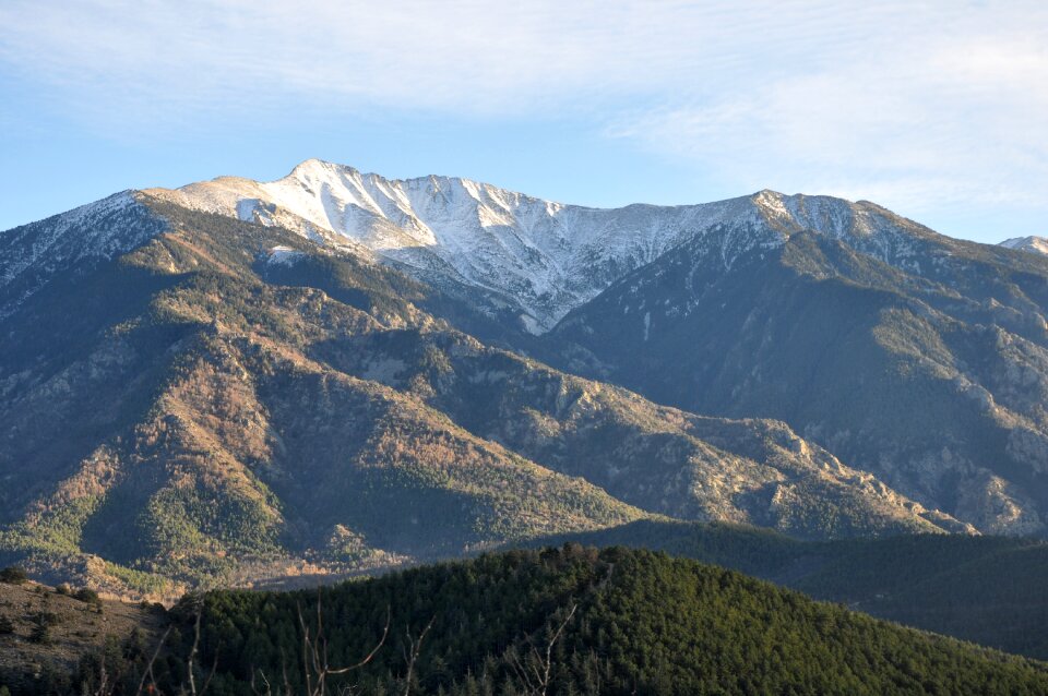 Pyrénées mountains landscape