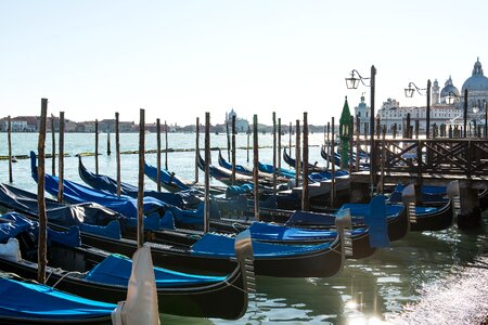 Channel laguna gondoliers photo