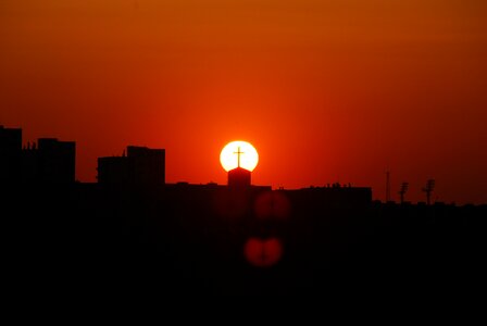 Sunset cross church