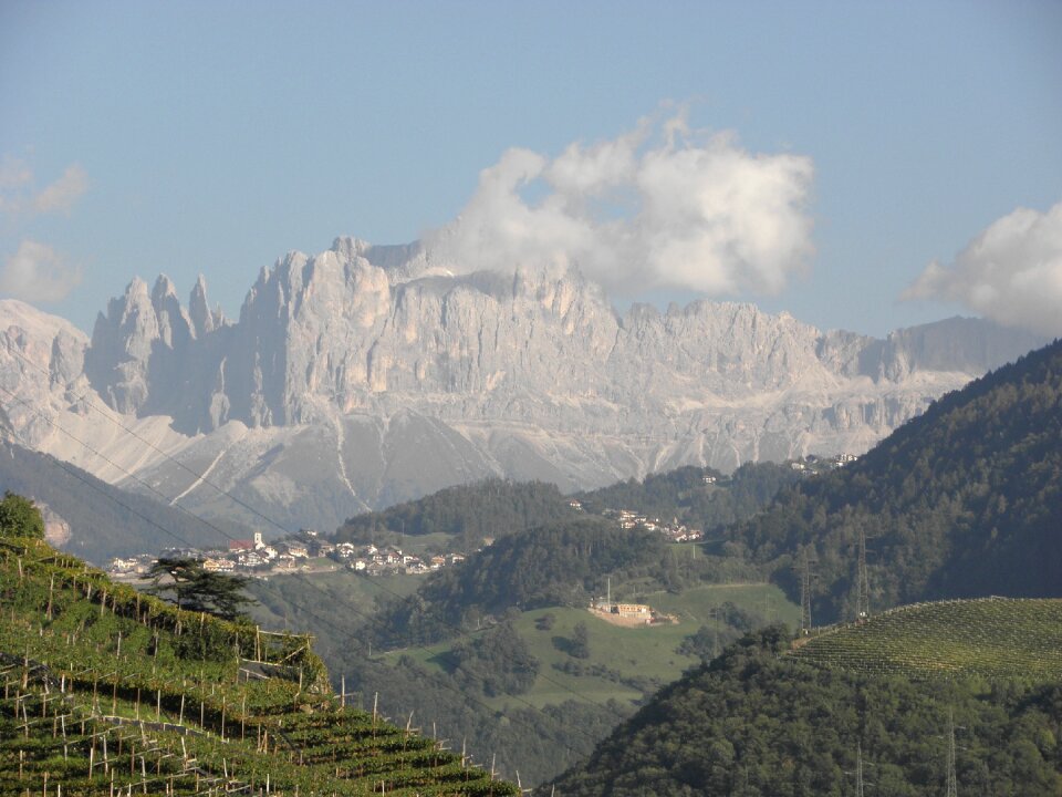 Landscape mountains dolomites photo