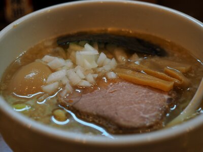Egg onions char siu