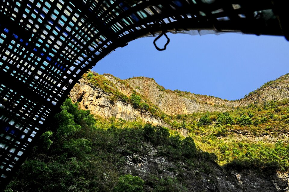 China the yangtze river small three gorges