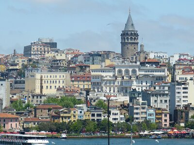 Galata tower historic center tower
