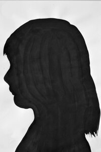 Drawing child shadow