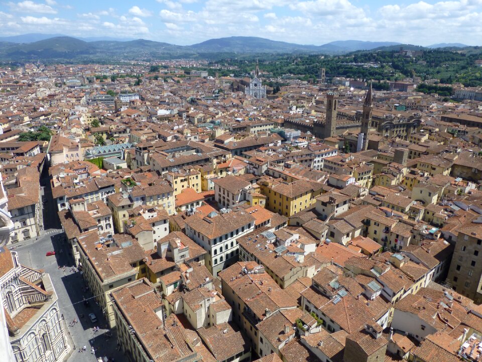 Landscape cityscape square