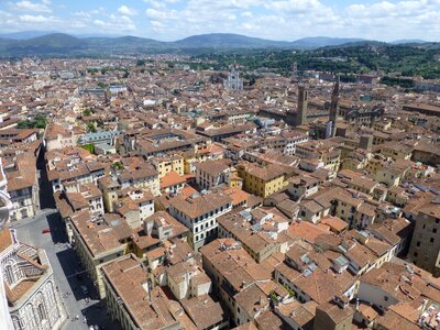 Landscape cityscape square
