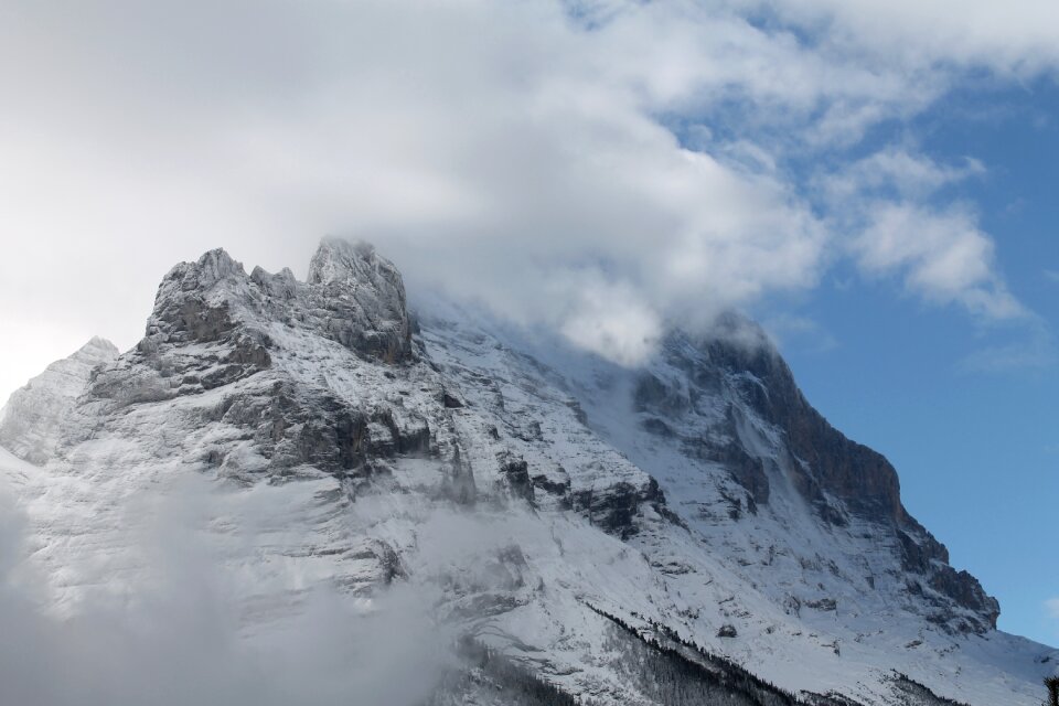 Contrast alpine switzerland