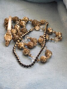 Necklace metal silver