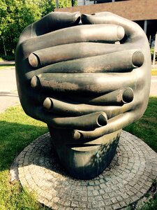 Sculpture art hand