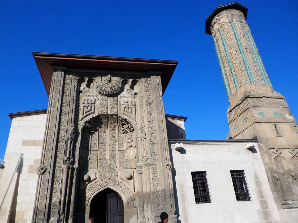 Turkey ruins blue sky