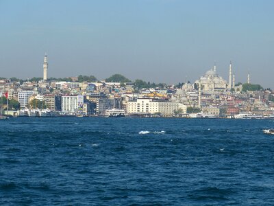 Bosphorus historic center galata photo