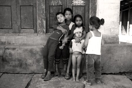 Nepal children friendship