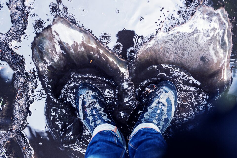 Wet romance background