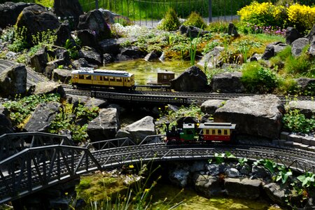 Train transport rails