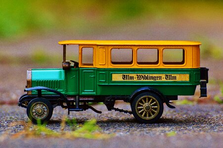 Model oldtimer green