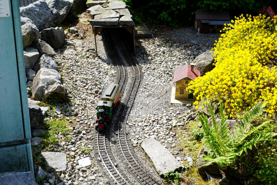 Train transport rails