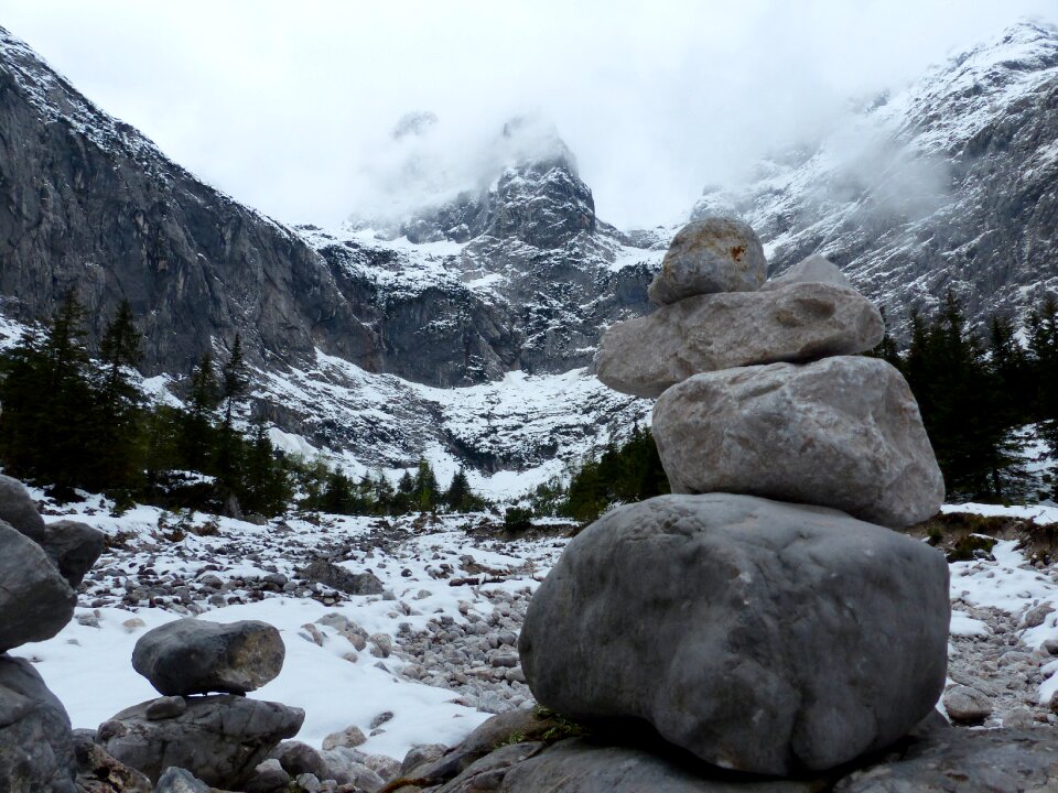 Rock landscape alpine