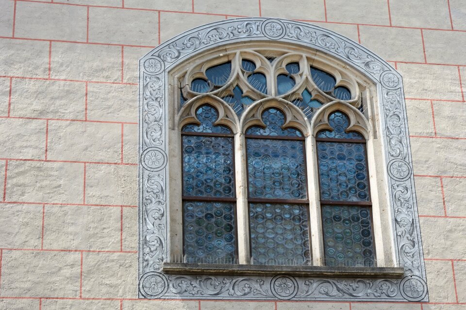 Leaded glass historicized old window