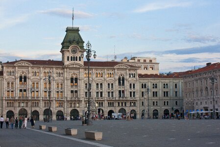 Piazza buildings town hall photo