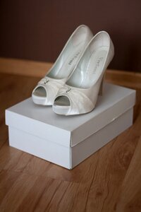 White brown shoes