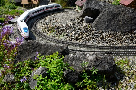 Train transport rails