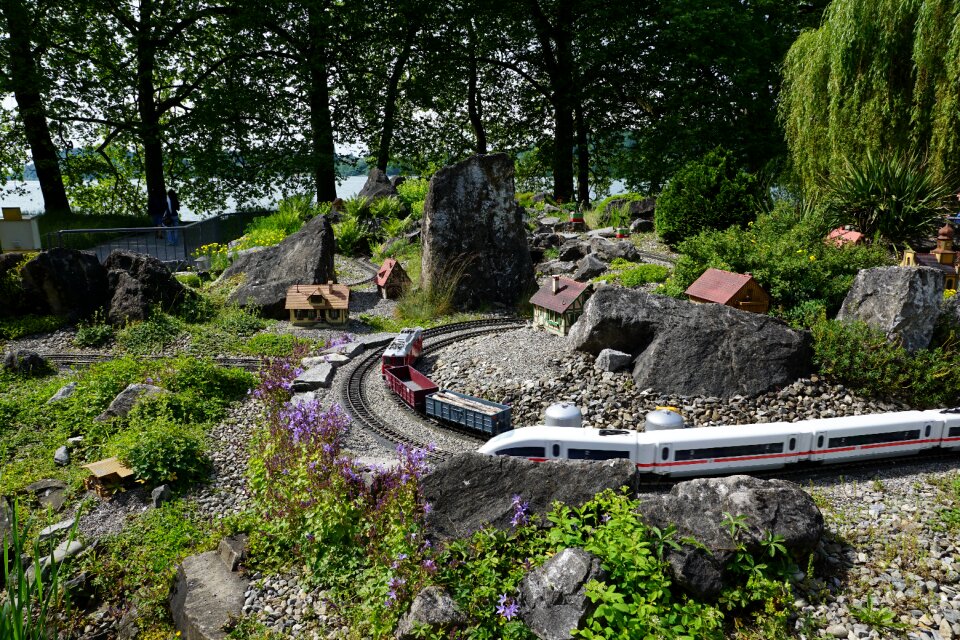 Train transport rails