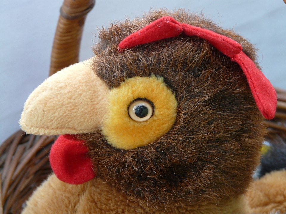 Soft toy animal fur